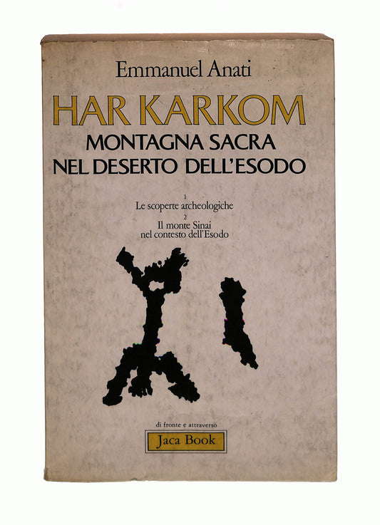 EBOND Har Karkom Emmanuel Anati Jaca Book Libro LI042402