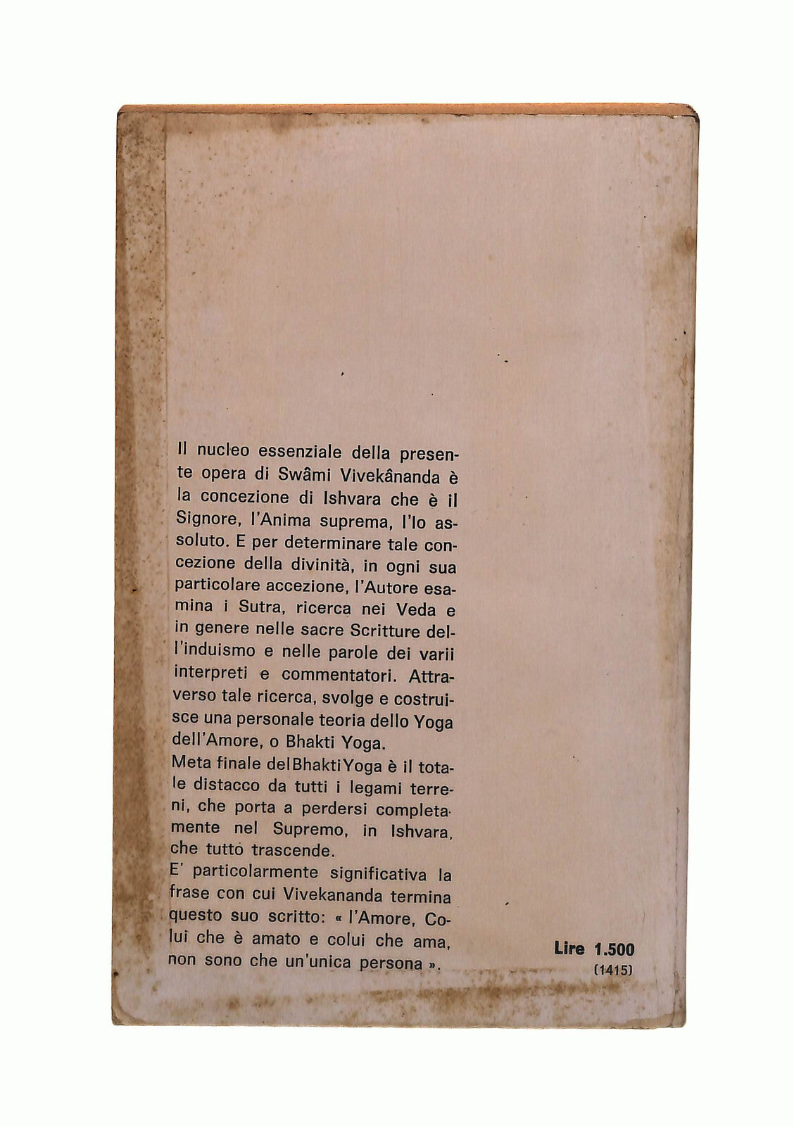 EBOND Bhakti Yoga Swami Vivekananda La Bussola Editrice Libro LI042434