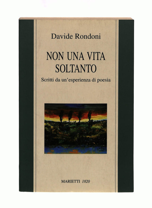 EBOND Non Una Vita Soltanto Davide Rondoni Marietti 1820 Libro LI042458