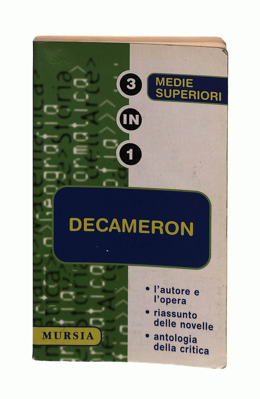 EBOND Decameron 3 In 1 Medie Superiori Mursia Libro LI042538