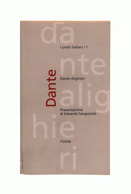 EBOND Dante Alighieri I Poeti Italiani l Unita Libro LI042610