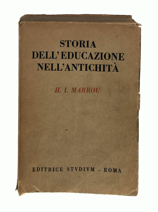 EBOND Storia Dell Educazione Nell Antichita H I Marrou 1950 Libro LI042760