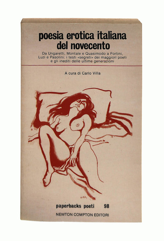 EBOND Poesia Erotica Italiana Del Novecento Cura Carlo Villa 1981 Libro LI042761