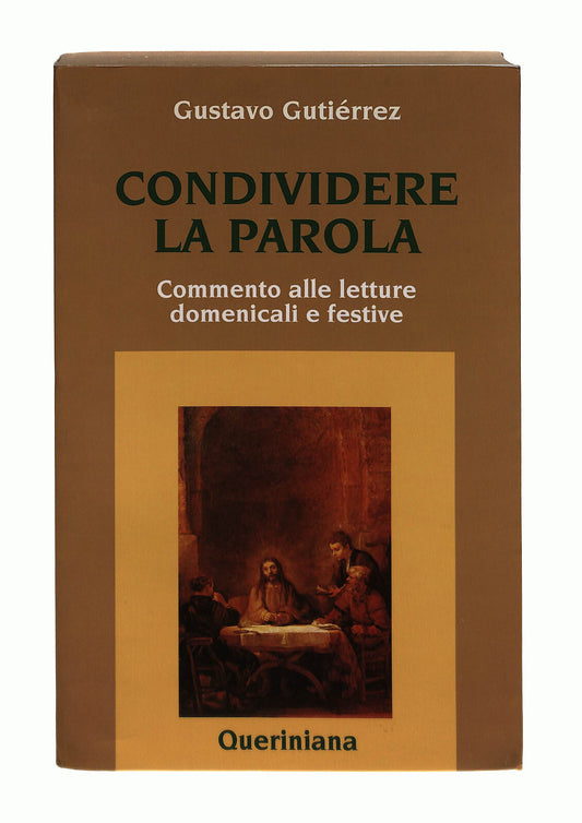 EBOND Condividere La Parola Gustavo Gutierrez Queriniana Libro LI042779