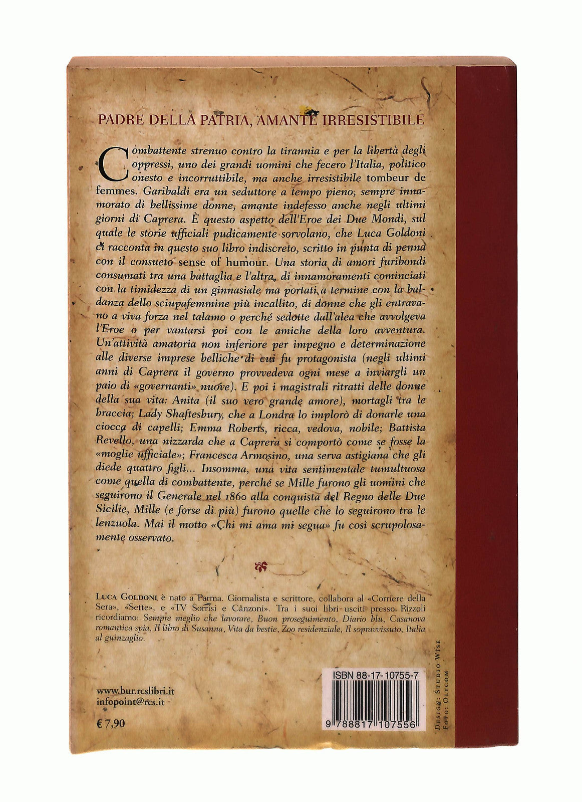 EBOND Garibaldi Luca Goldoni Rizzoli Libro LI042806
