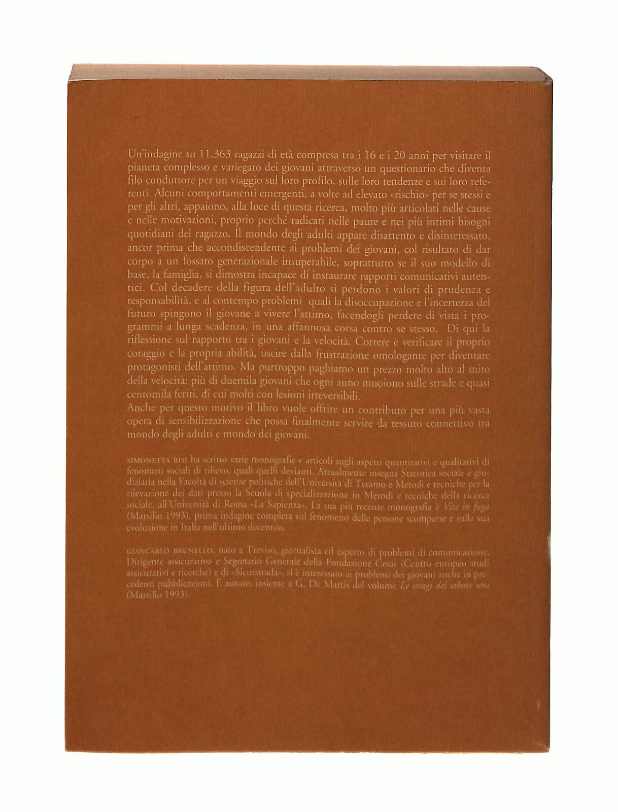 EBOND Ragazzi Senza Tutela S Bisi G Brunello Marsilio Libro LI042827