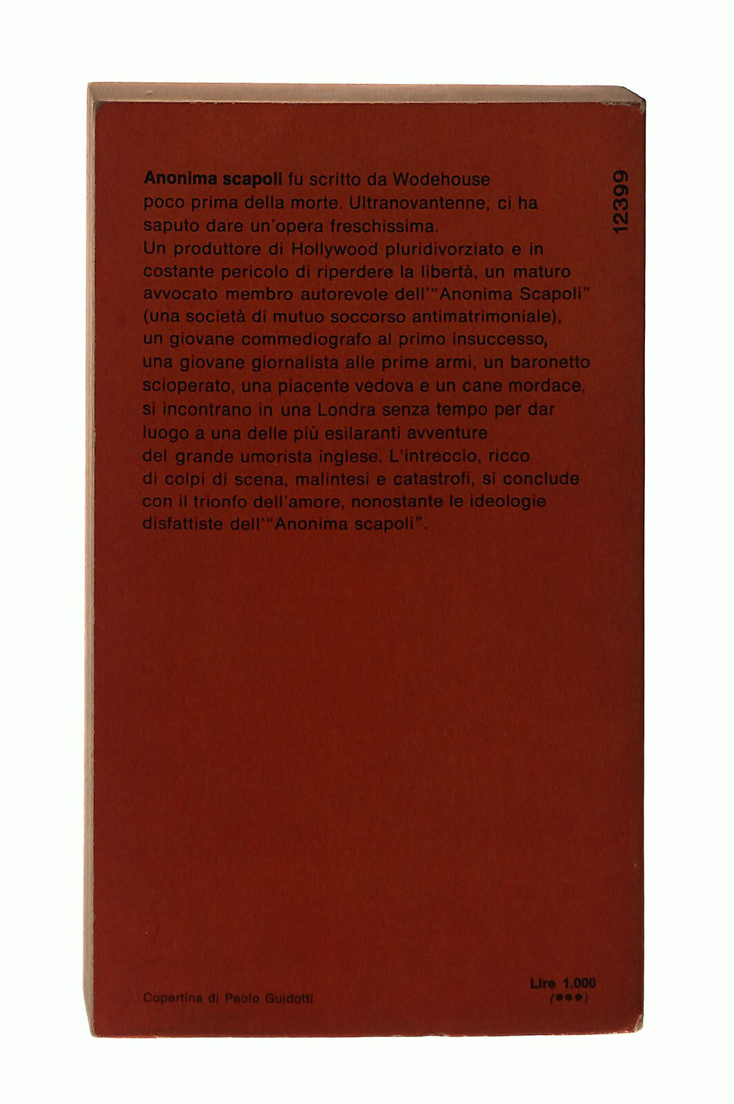 EBOND Anonima Scapoli P G Wodehouse Mondadori Libro LI043002