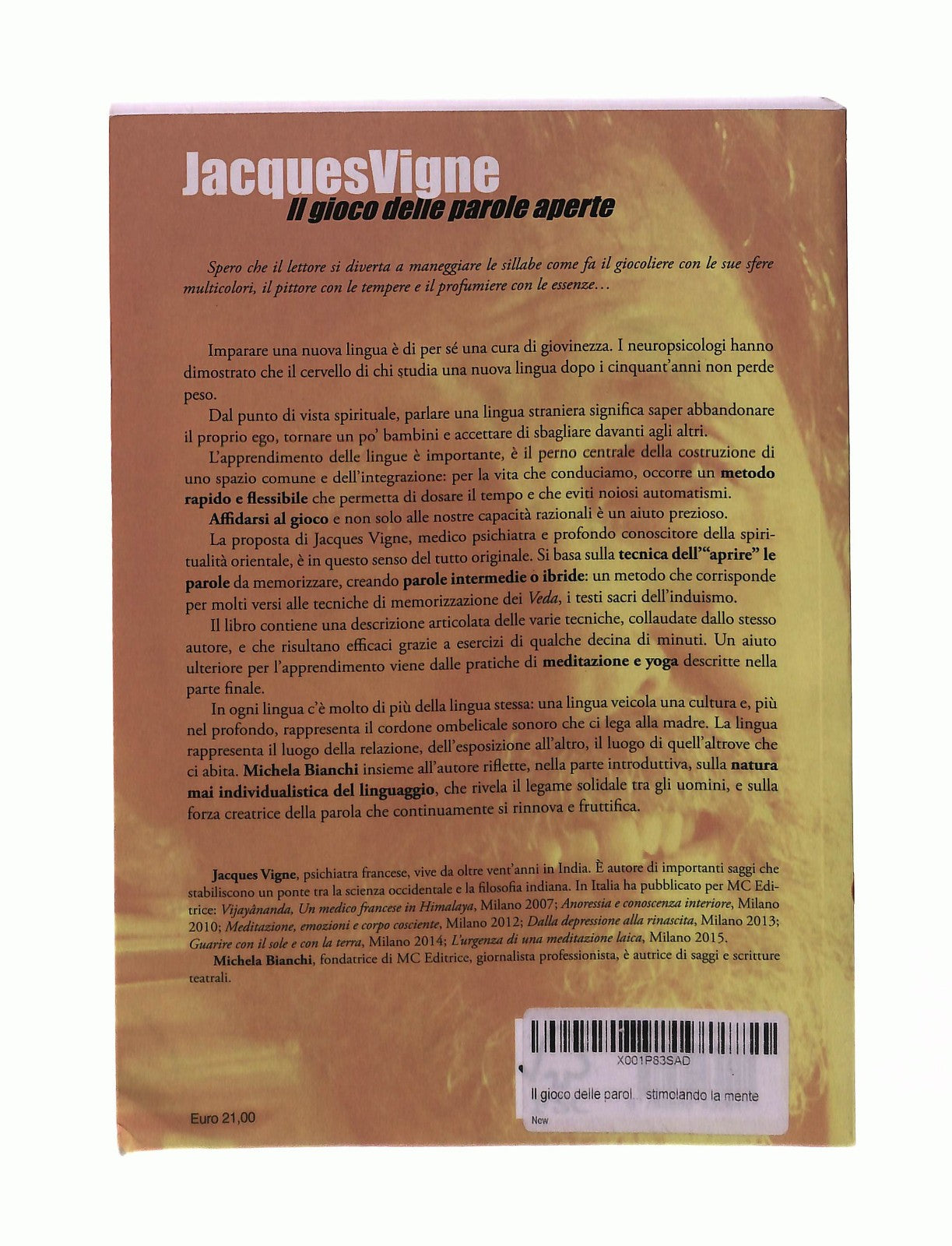 EBOND Il Gioco Delle Parole Aperte Jacques Vigne Mc Editrice Libro LI043054