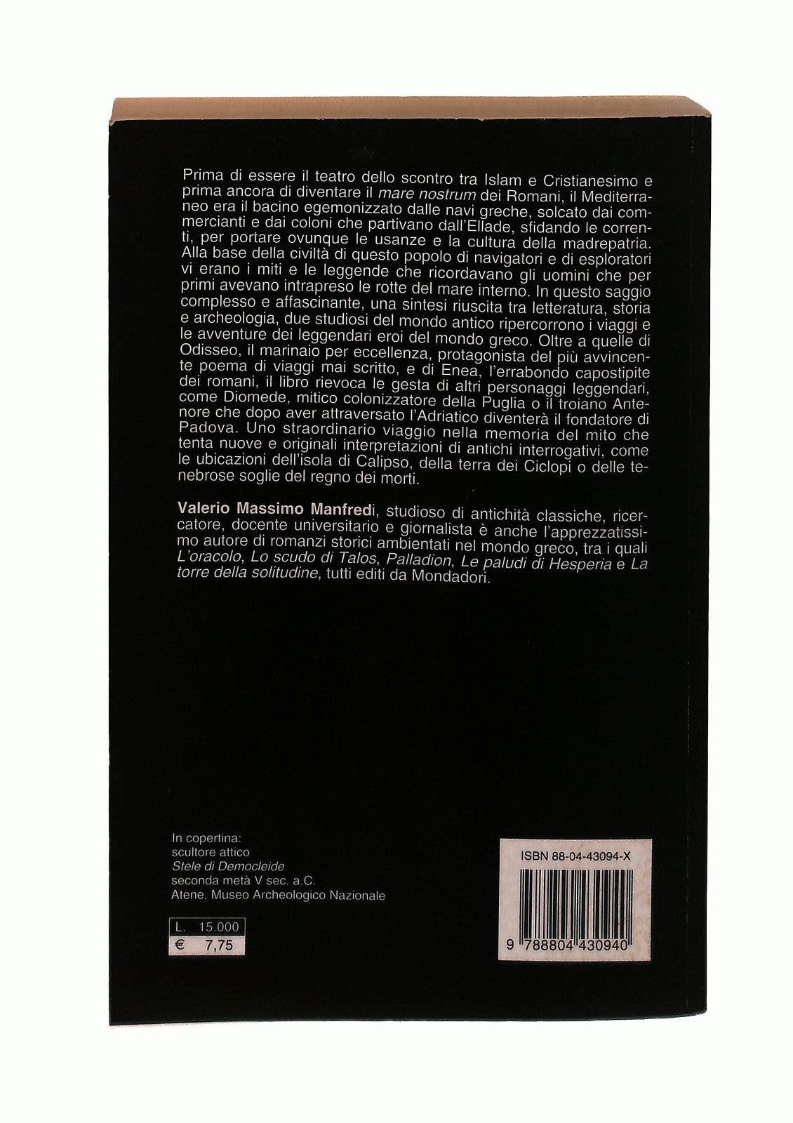 EBOND Mare Greco Valerio Massimo Manfredi Mondadori Libro LI043130