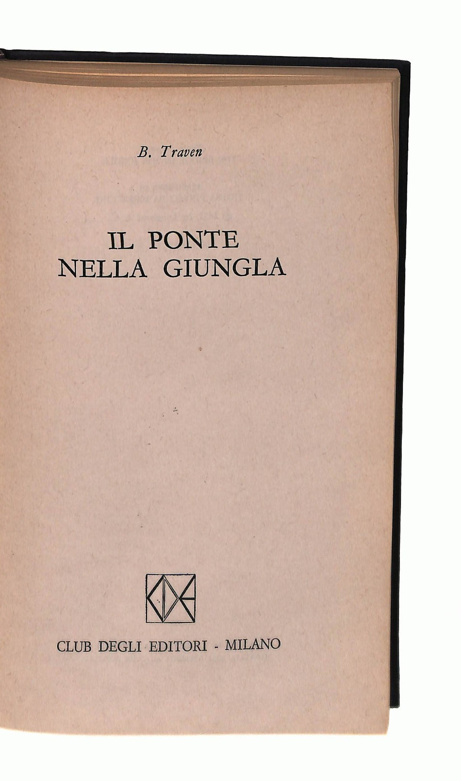 EBOND Il Ponte Nella Giungla B Travene Libro LI043182