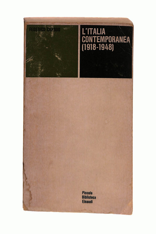 EBOND L Italia Contemporanea 1918 1948 F Chabod Einaudi Libro LI043188
