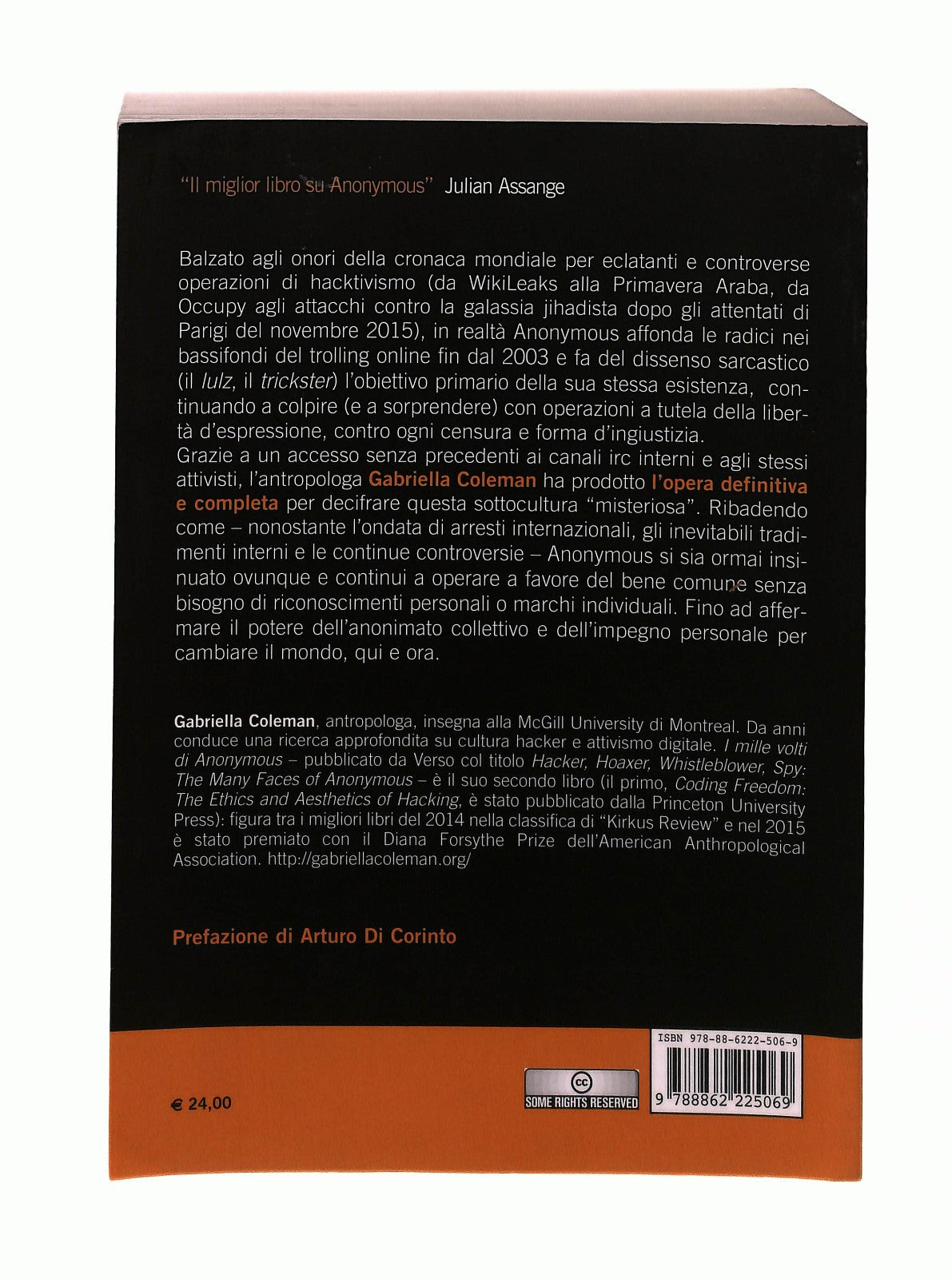 EBOND I Mille Volti Di Anonymous G Coleman Stampa Alternativa Libro LI043204