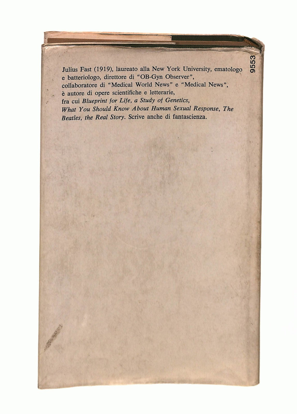 EBOND Il Linguaggio Del Corpo Julius Fast Mondadori 1972 Libro LI043206