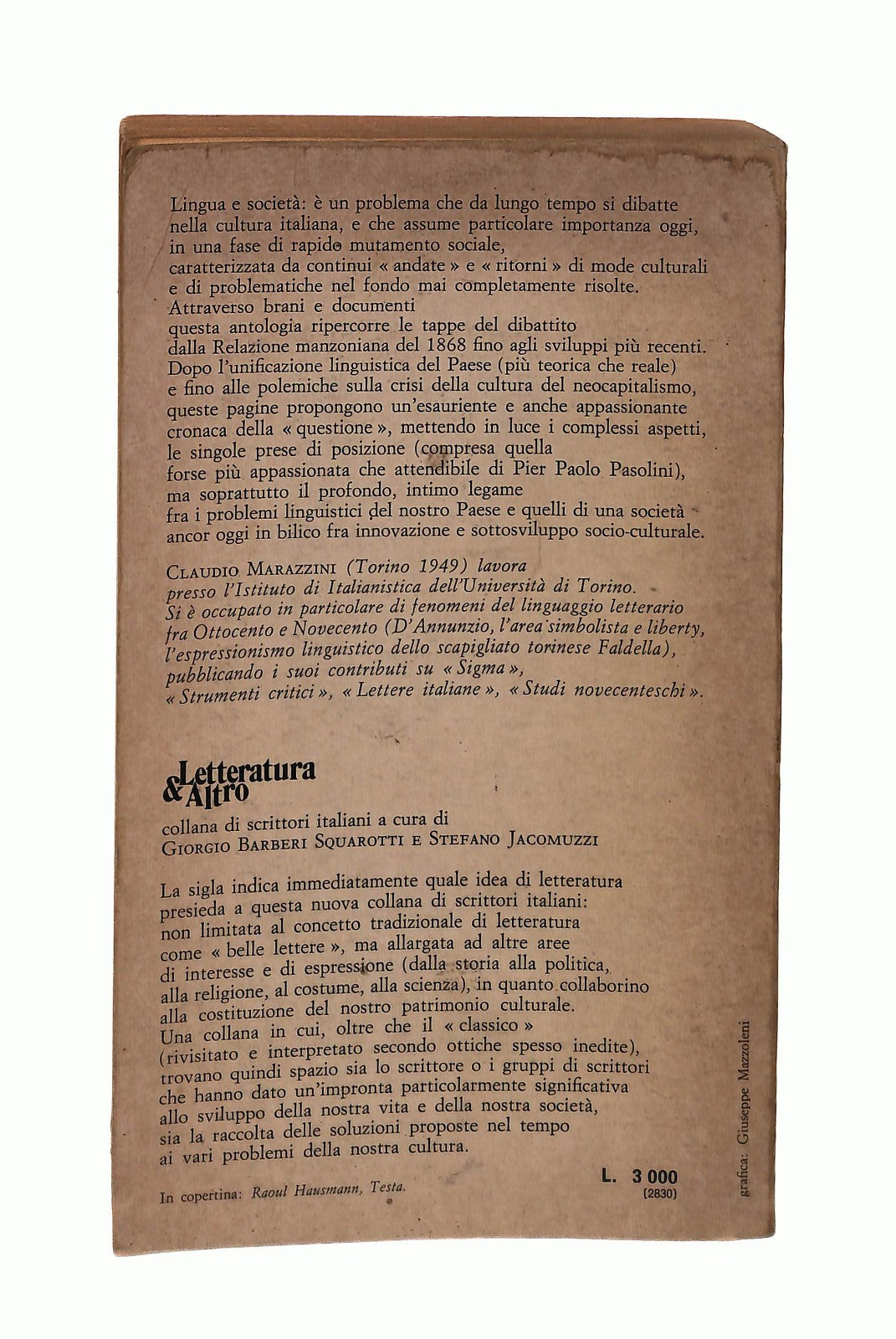 EBOND La Lingua Come Strumento Sociale Claudio Marazzini Marietti Libro LI043213