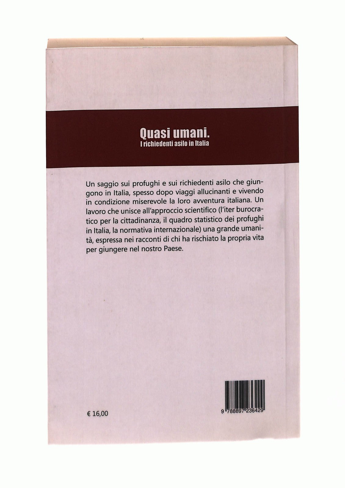 EBOND Quasi Umani Cura Bisi Pfostl Bordeaux Libro LI043215