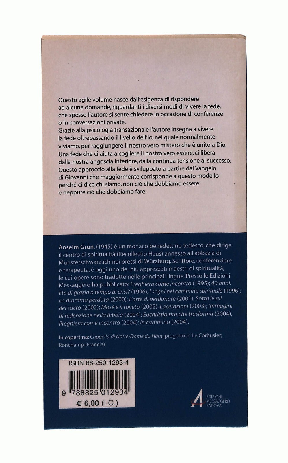 EBOND Dimensioni Della Fede Anselm Grun Emp Libro LI043283