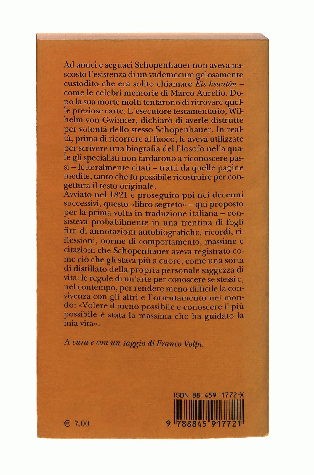 EBOND L Arte Di Conoscere Se Stessi Arthur Schopenhauer Adelphi Libro LI043330
