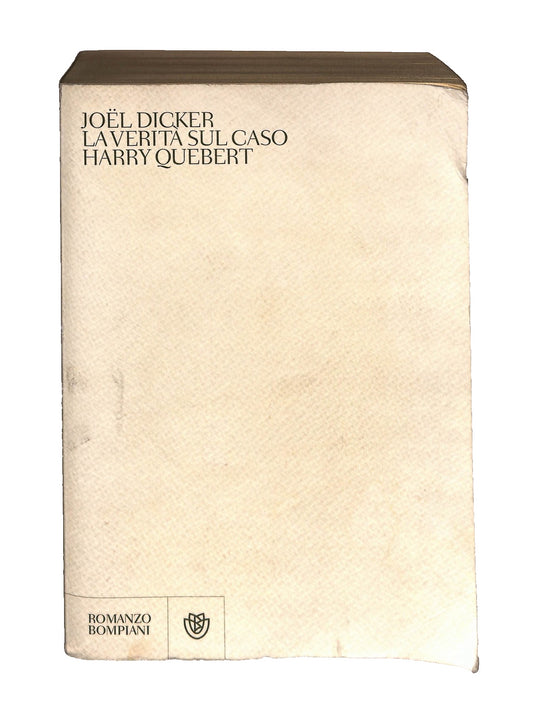 EBOND La Verita Sul Caso Harry Quebert Joel Dicker Bompiani Libro LI043341
