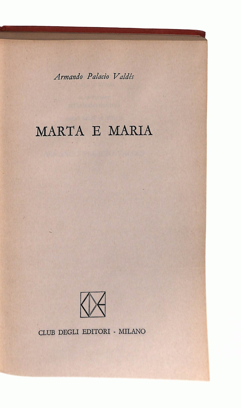 EBOND Marta e Maria Armando Palacio Valdese Libro LI043342