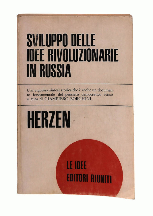 EBOND Sviluppo Delle Idee Rivoluzionarie In Russia Herzen Libro LI043361