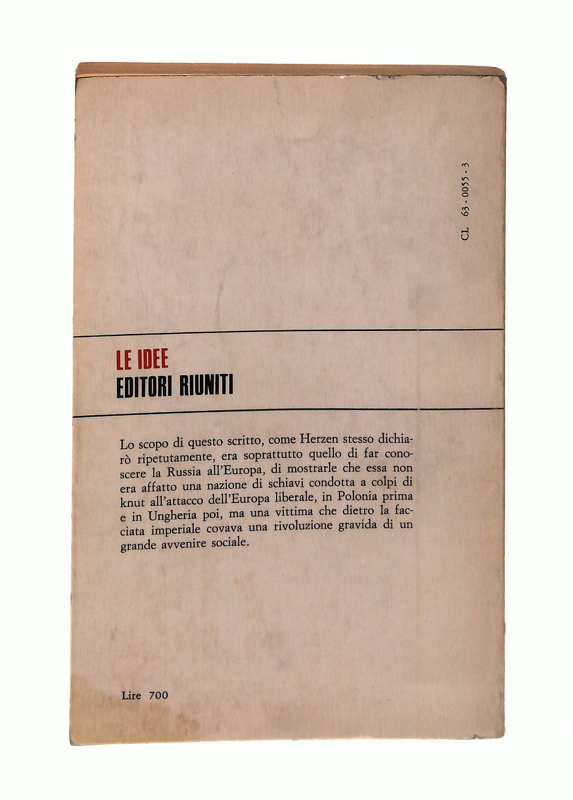 EBOND Sviluppo Delle Idee Rivoluzionarie In Russia Herzen Libro LI043361