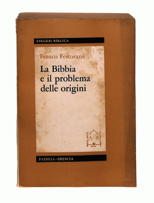EBOND La Bibbia e Il Problema Delle Origini Festorazzi Paideia Libro LI043402