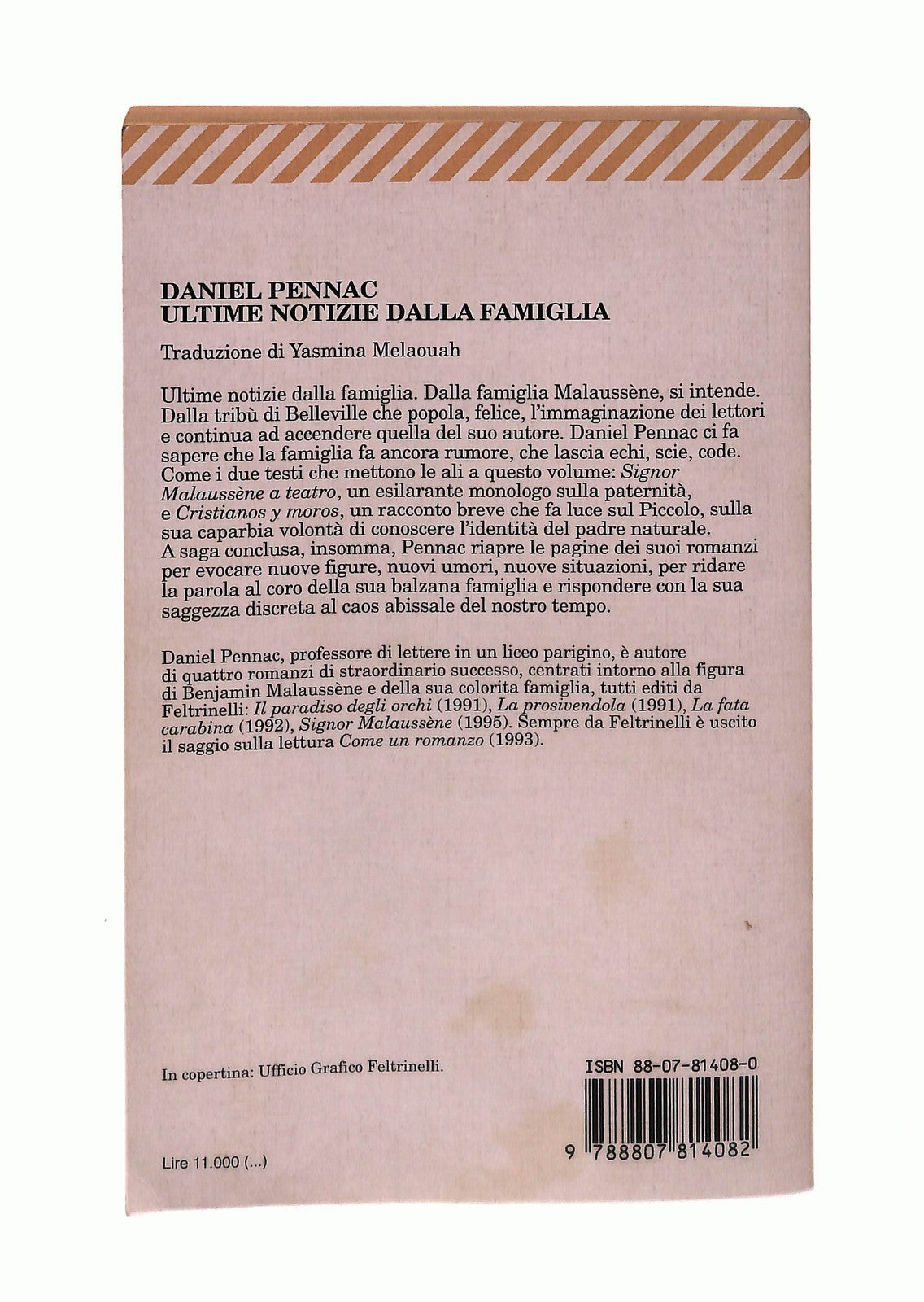 EBOND Ultime Notizie Dalla Famiglia Daniel Pennac Feltrinelli Libro LI043404