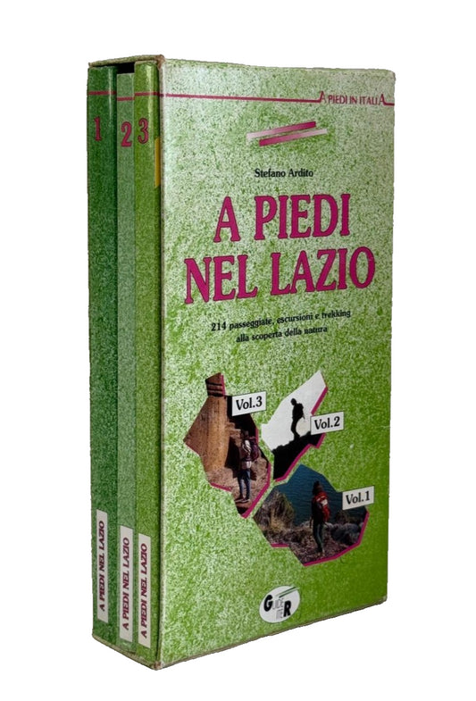 EBOND A Piedi Nel Lazio Stefano Ardito Iter 3 Volumi Libro LI043735