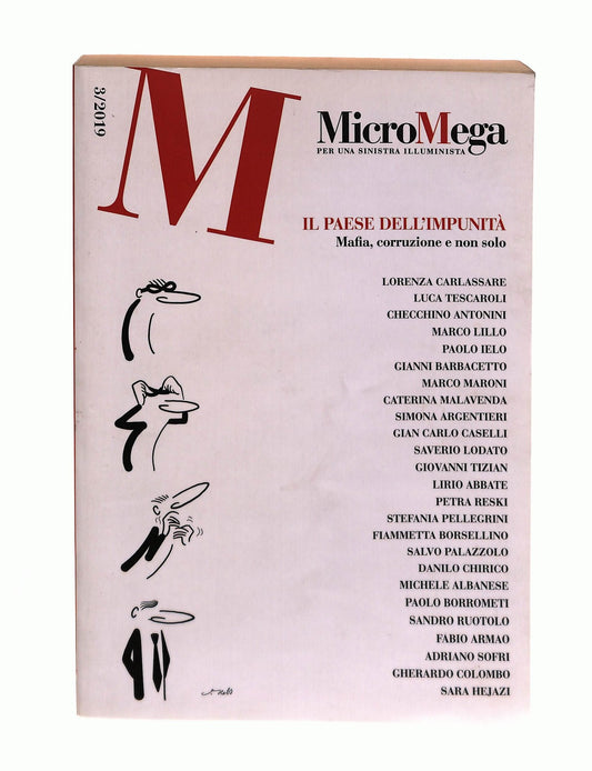 EBOND Il Paese Dell Impunita Micromega 3 2019 Libro LI043803