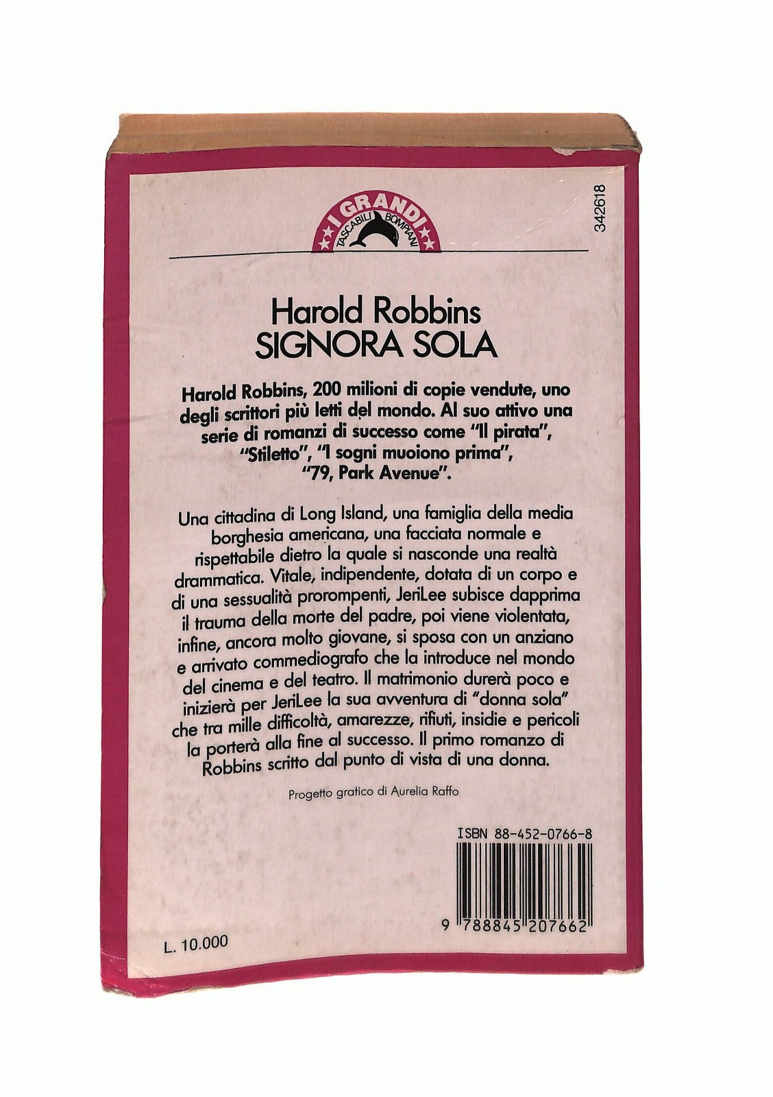 EBOND Signora Sola Harold Robbins Bompiani 1990 Libro LI043903
