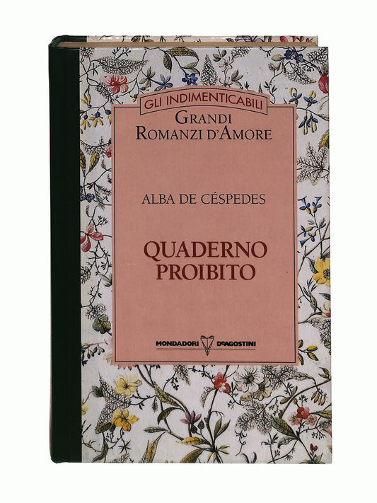 EBOND Quaderno Proibito Alba De Cespedes Mondadori Deagostini Libro LI044082