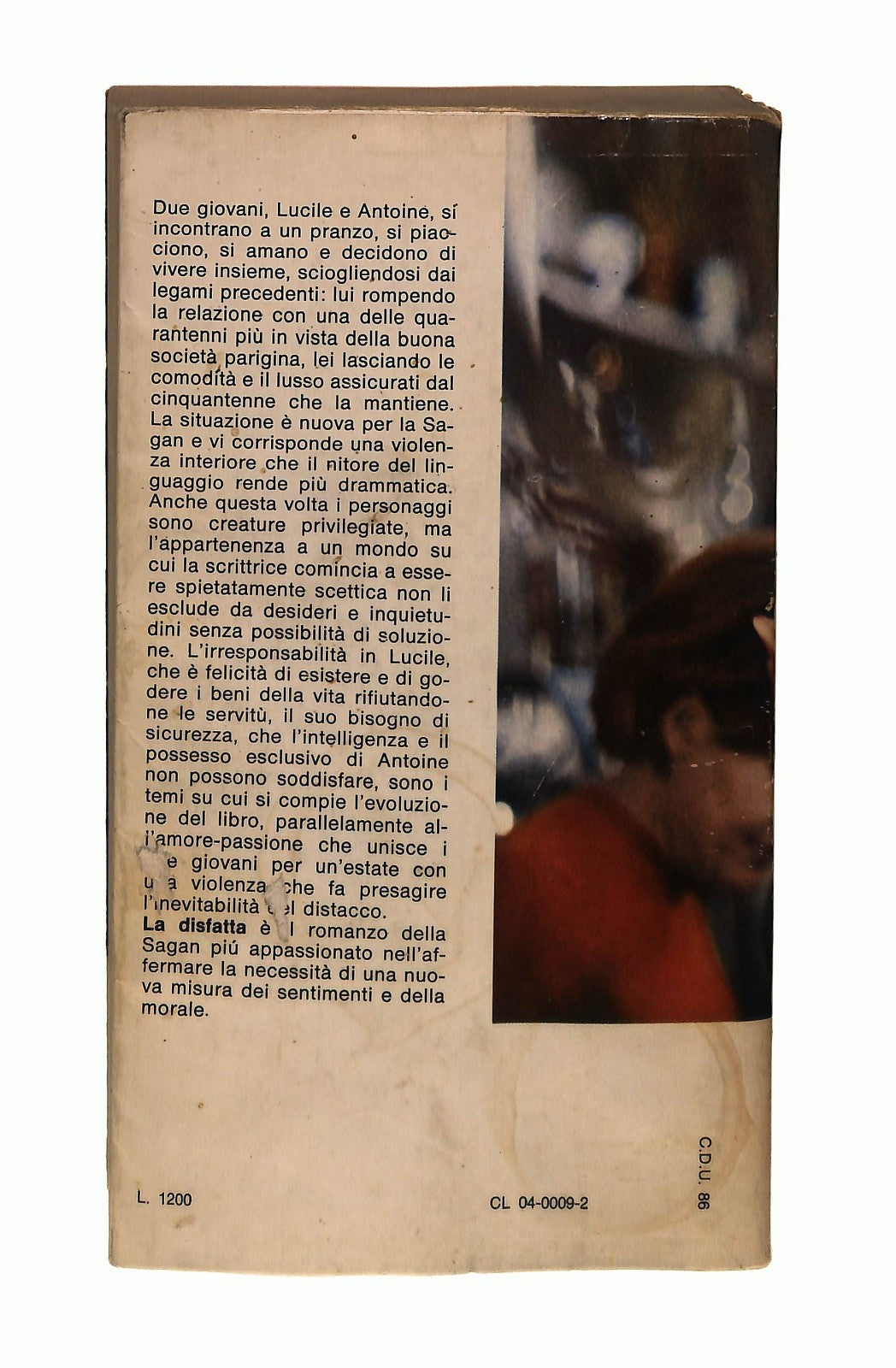 EBOND La Disfatta Francoise Sagan Bompiani 1969 Libro LI044106