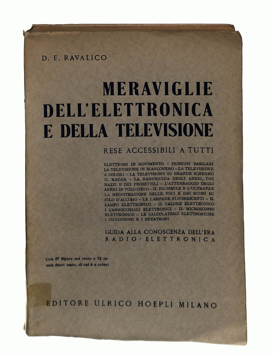 EBOND Meraviglie Dell Elettronica e Della Televisione Ravalico Libro LI044181