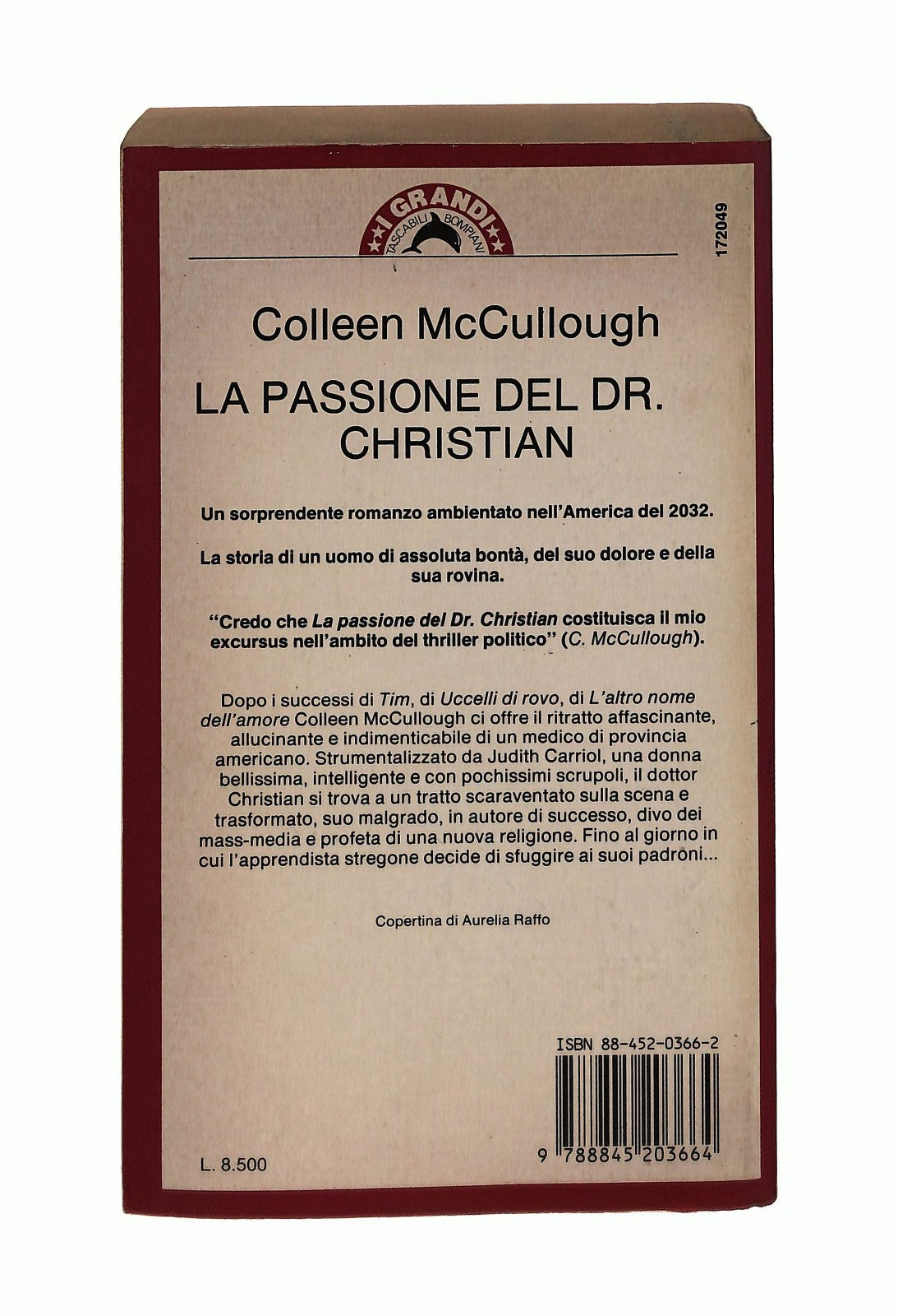 EBOND La Passione Del Dr Christian Colleen Mccullough Bompiani Libro LI044184