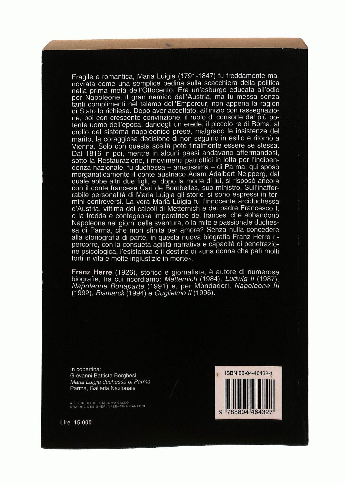 EBOND Maria Luigia Franz Herre Mondadori Libro LI044240