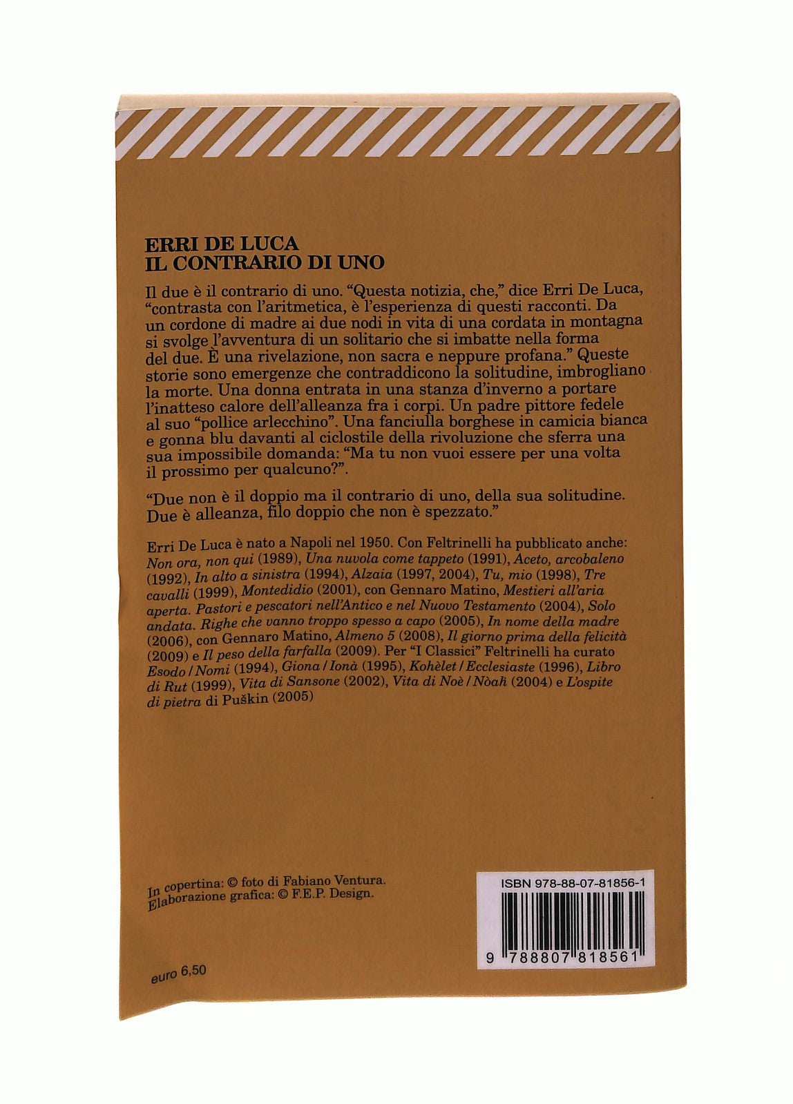 EBOND Il Contrario Di Uno Erri De Luca Feltrinelli Libro LI044257