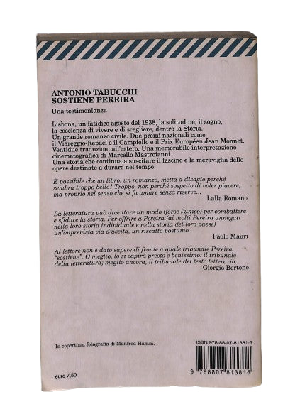 EBOND Sostiene Pereira Antonio Tabucchi Feltrinelli Libro LI044262