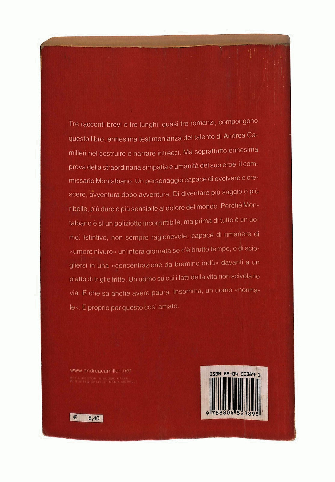 EBOND La Paura Di Montalbano Andrea Camilleri Mondadori Libro LI044358