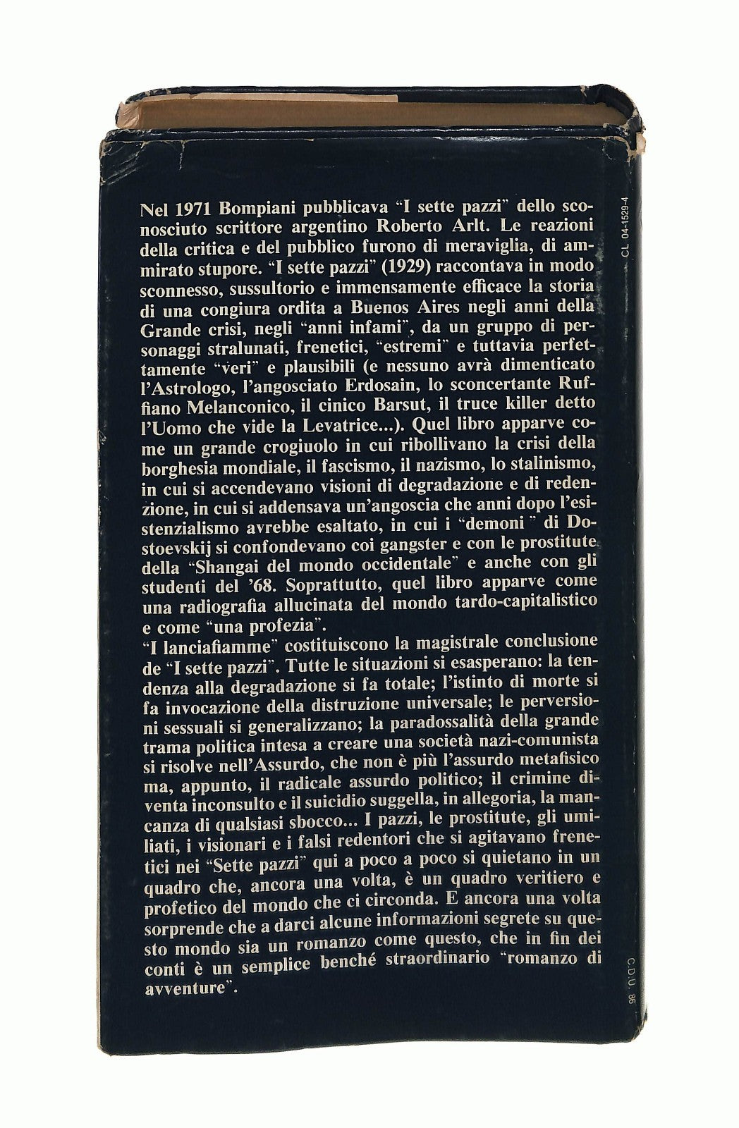EBOND I Lanciafiamme Arlt Roberto Bompiani 1974 Libro LI044406