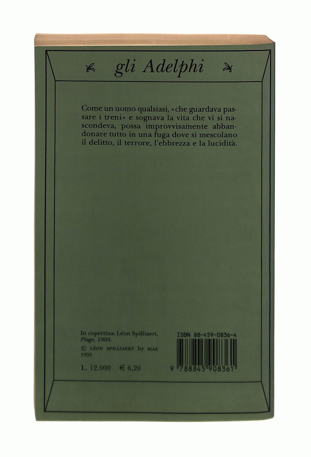 EBOND L Uomo Che Guardava Passare i Treni Georges Simenon Adelphi Libro LI044463