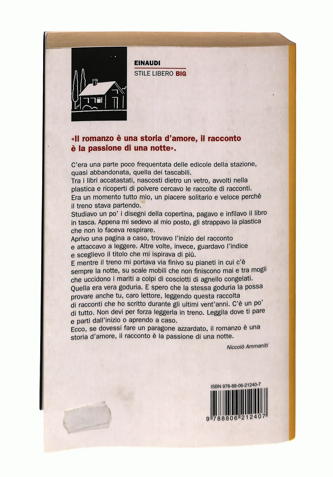 EBOND Il Momento e Delicato Niccolo Ammaniti Einaudi Libro LI044484