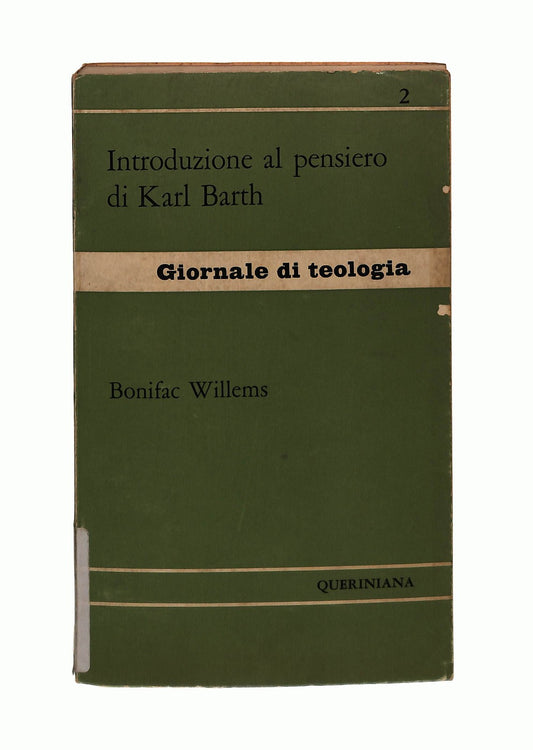 EBOND Introduzione Al Pensiero Di Karl Barth Willems Queriniana Libro LI044532