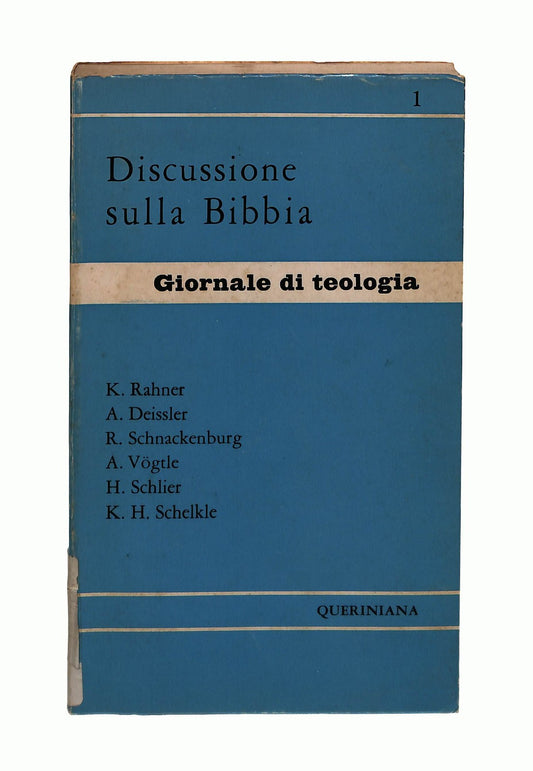 EBOND Discussione Sulla Bibbia Aa Vv Queriniana 1966 Libro LI044533