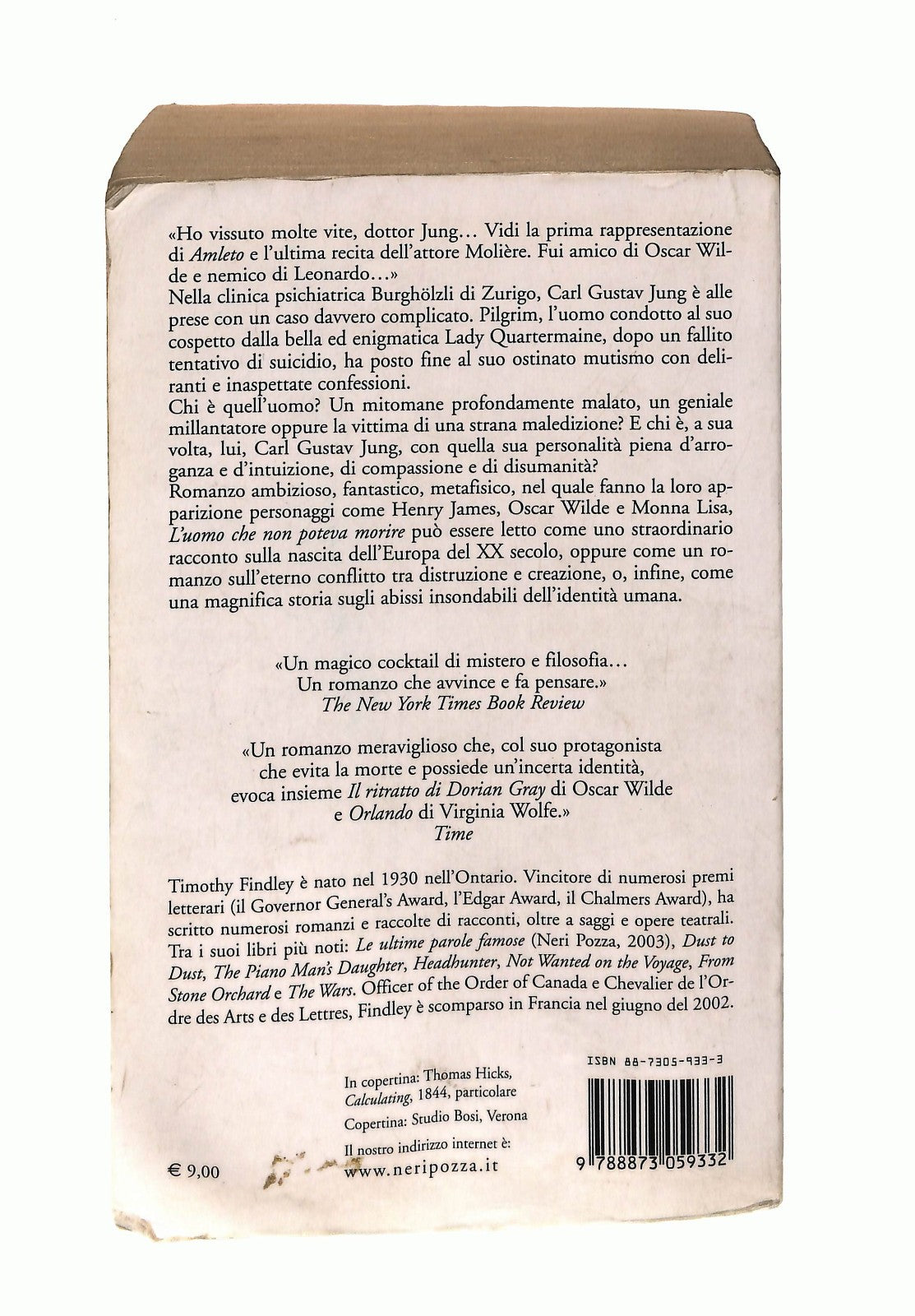 EBOND L Uomo Che Non Poteva Morire Timothy Findley Neri Pozza Libro LI044556