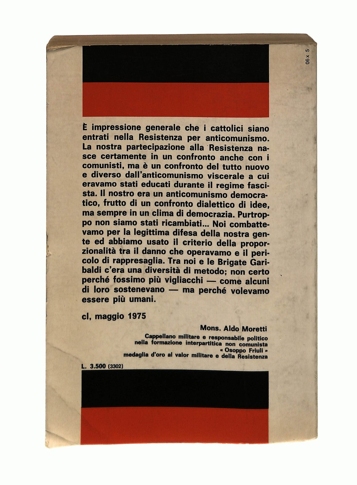 EBOND Una Guerra e Due Resistenze Martelli Edizioni Paoline 1976 Libro LI044582