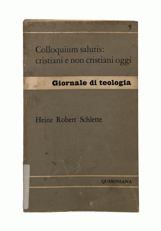 EBOND Colloquium Salutis Heinz Robert Schlette Queriniana Libro LI044589