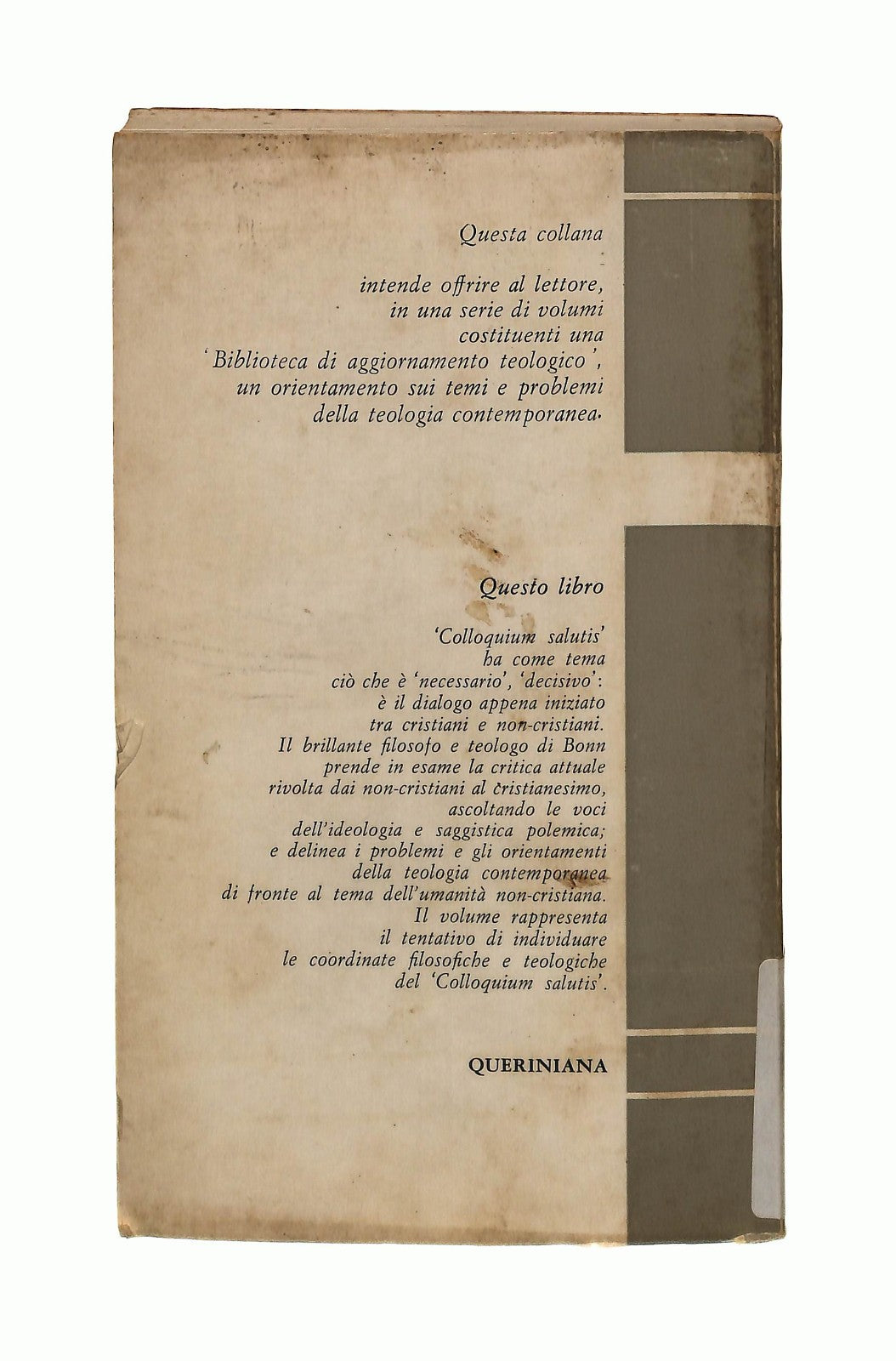 EBOND Colloquium Salutis Heinz Robert Schlette Queriniana Libro LI044589