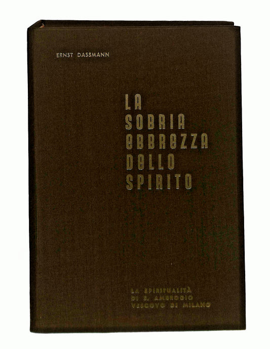 EBOND La Sobria Ebbrezza Dello Spirito Ernst Dassmann 1975 Libro LI044602