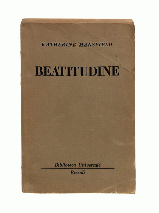 EBOND Beatitudine Katherine Mansfield Bur Rizzoli Libretto Libro LI044616