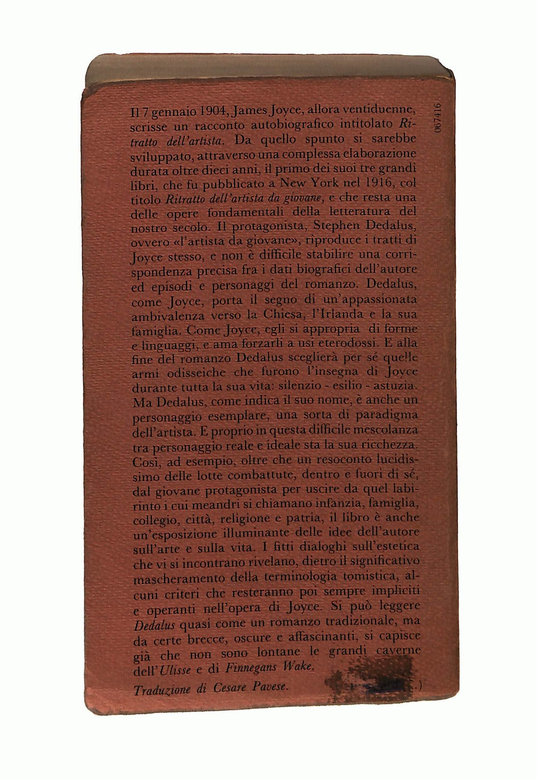 EBOND Dedalus James Joyce Adelphi 1982 Libro LI044632